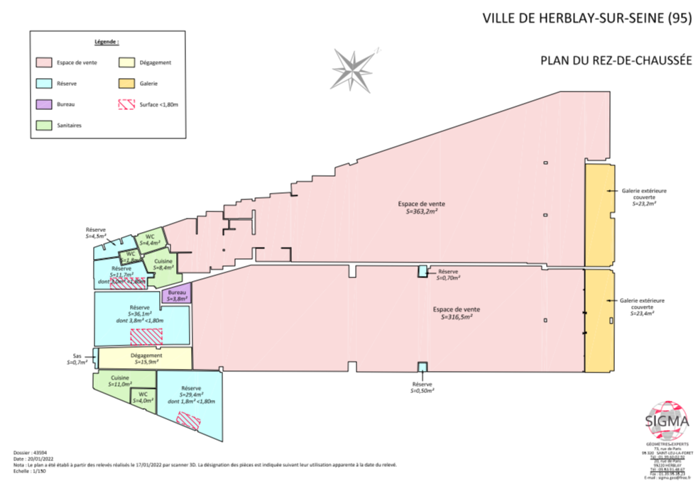 Local commercial à louer - 95 - Val-d'Oise