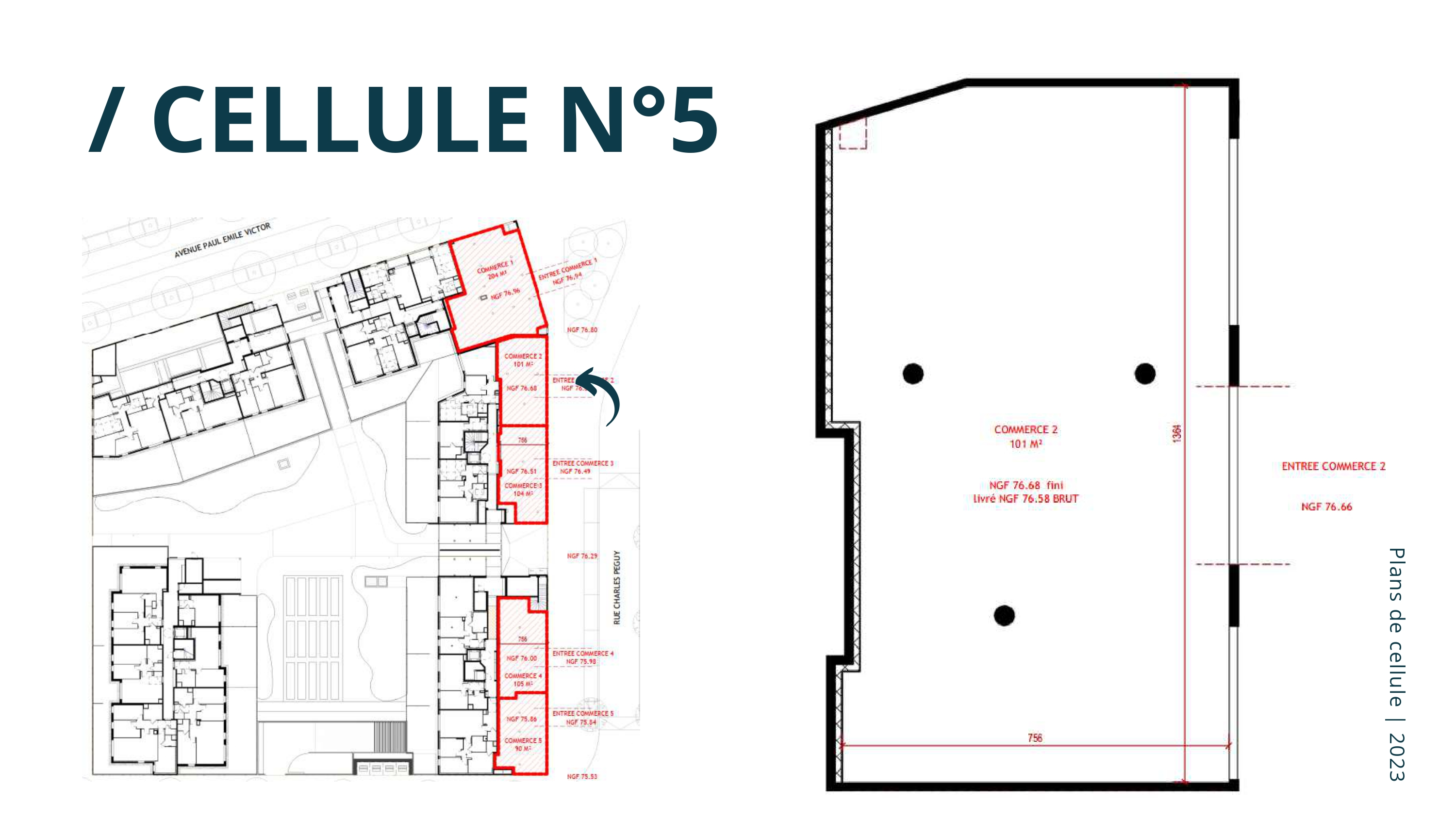 Local commercial à louer - 101.0 m2 - 77 - Seine-et-Marne